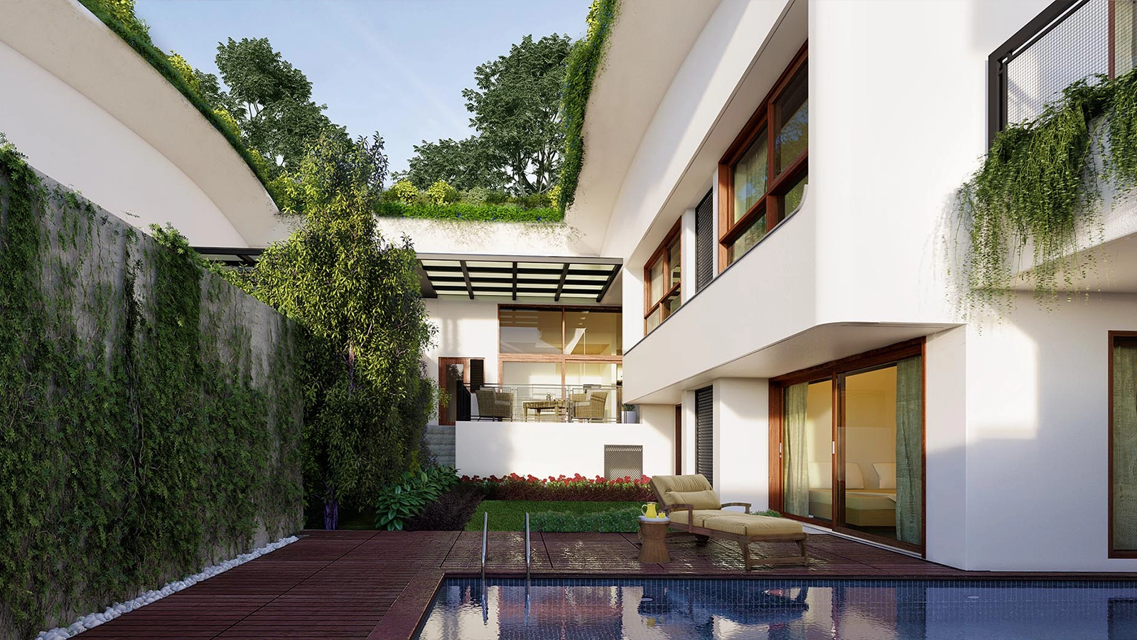 Total Environment Pursuit of a Radical Rhapsody Apartments swimming pool